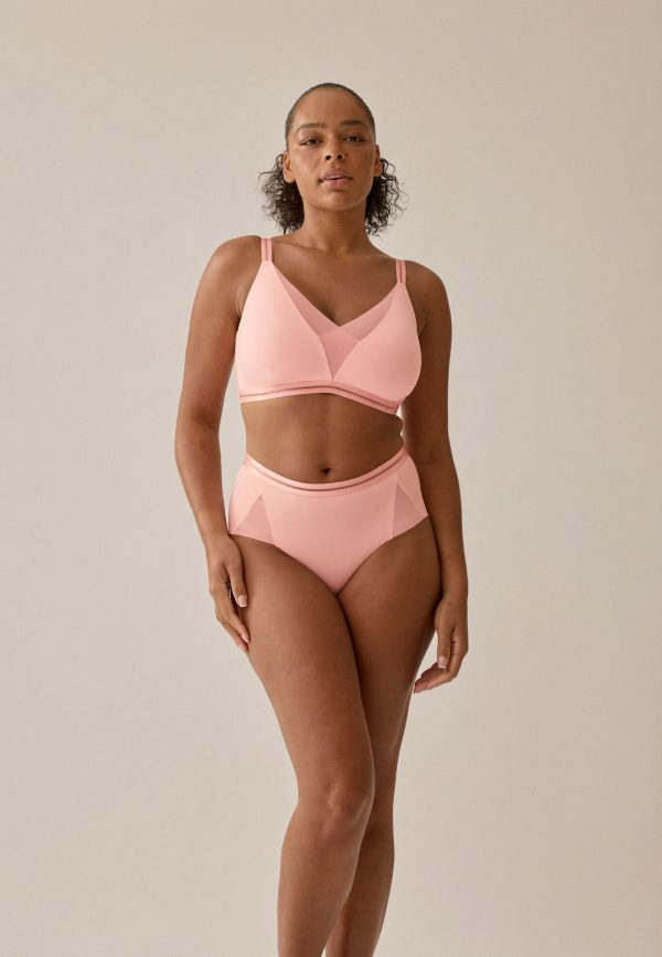 Clean Cut Panty mit Mesh-Details - Pink Rose Schn?ppchen – Bild 4