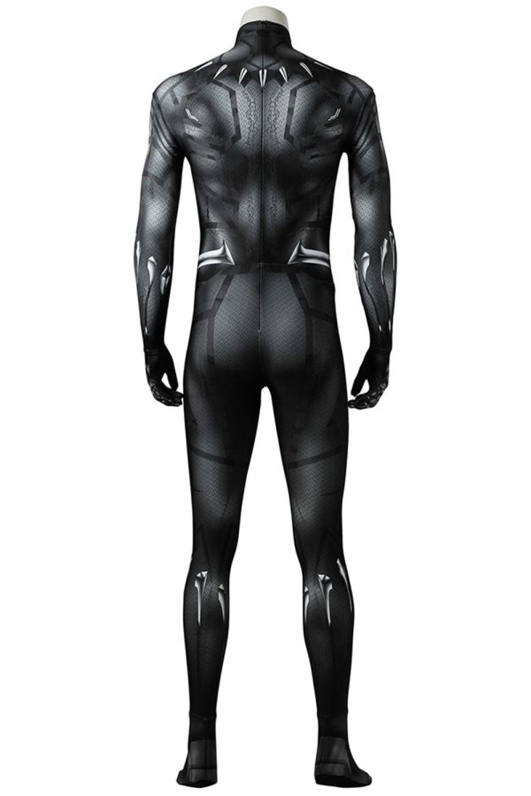 2018 Black Panther T Challa Jumpsuit Full Set Cosplay Kostüm Mode – Bild 4