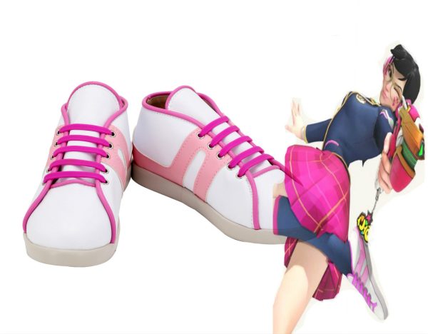 Hana Song Overwatch D.VA DVA Academy D.VA Schoolgirl Skin Schuhe Cosplay Schuhe Im Angebot