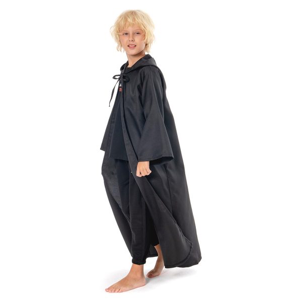 Jungen Kinder Anakin Skywalker Schwarz Mantel Cosplay Kostüm Kind Version Rabatt – Bild 3