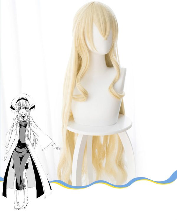 Goburin Sureiyau Priestess Perücke Cosplay Perücke Gelb Mode