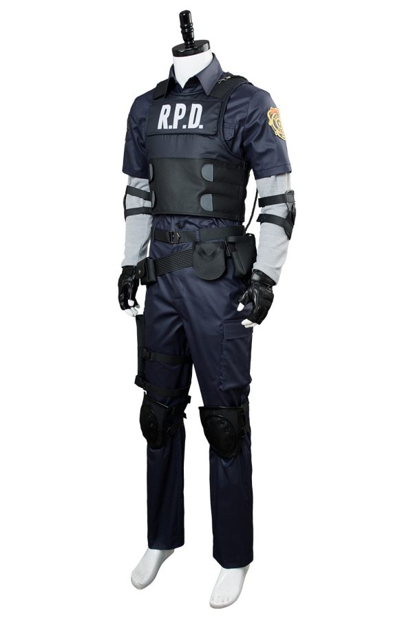 Resident Evil 2 Remake Re Leon Scott Kennedy Set Cosplay Kostüm Rabatt – Bild 3