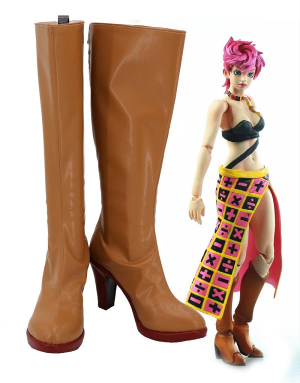 JoJo no Kimyō na Bōken JoJo’s Bizarre Adventure Trish Una Stiefel Cosplay Schuhe Online-Schn?ppchen