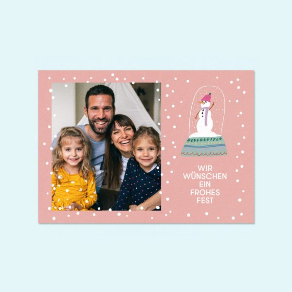 Weihnachtskarte Schnee Im Angebot
