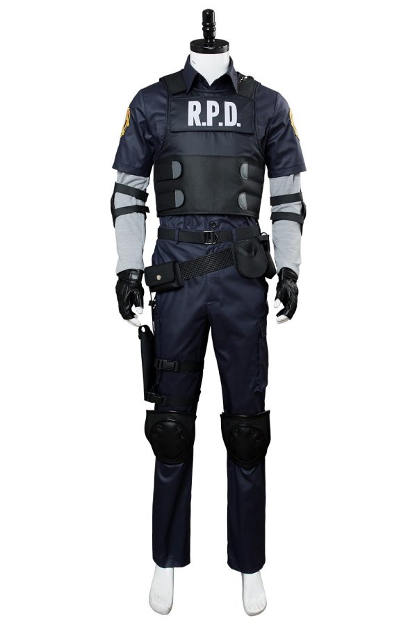 Resident Evil 2 Remake Re Leon Scott Kennedy Set Cosplay Kostüm Rabatt – Bild 2