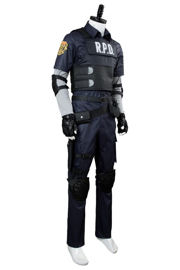 Resident Evil 2 Remake Re Leon Scott Kennedy Set Cosplay Kostüm Rabatt – Bild 5
