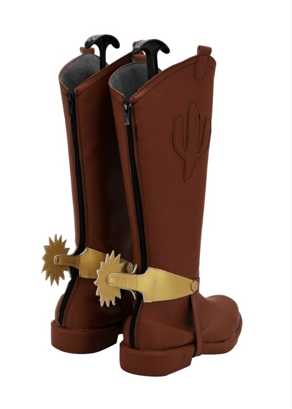 Toy Story Cowboy-Sheriff Woody Stiefel Cosplay Schuhe Stiefel Jetzt online – Bild 5
