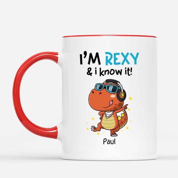 Ich Bin Rexy Und Ich Weiß Es - Personalisiertes Geschenk | Tasse für Männer Zu verkaufen – Bild 2