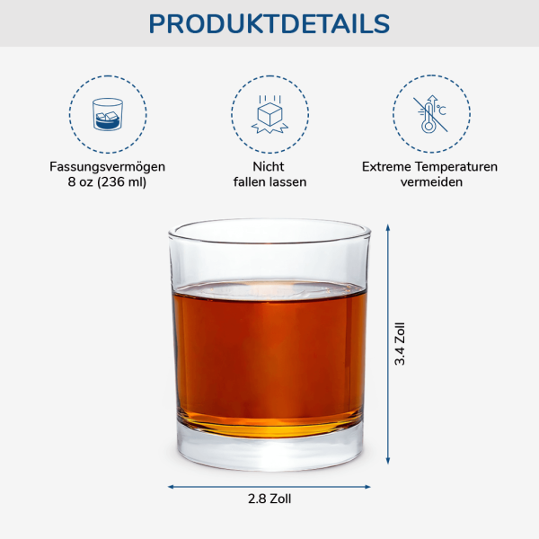 Beschissener Tag - Personalisiertes Geschenk | Lustiges Whiskyglas für Frauen im Ruhestand Angebot – Bild 2