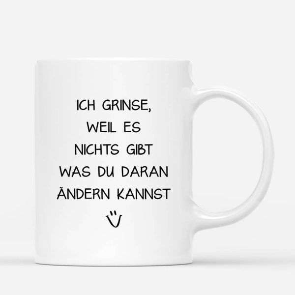 Ich Lächle Weil Du Mein Geschwister Bist - Personalisiertes Geschenk | Tasse für Geschwister Schn?ppchen – Bild 3
