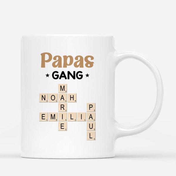 Omas Gang - Personalisierte Geschenke | Kreuzworträtsel Tasse für Oma Mode – Bild 2