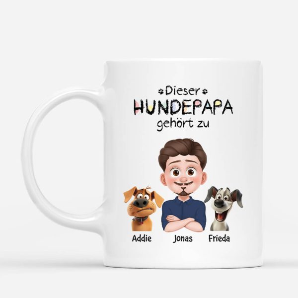Diese Hundemama Gehört Zu Cartoon - Personalisiertes Geschenk | Hunde Tasse Jetzt online – Bild 2