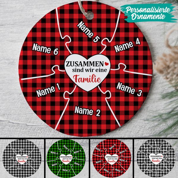 Familie Weihnachten - Personalisierte Geschenke | Ornament für Familie Im Angebot – Bild 3