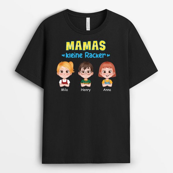 Mamas Omas Helferlein - Personalisiertes Geschenk | Oma Mama T-Shirt Zu verkaufen – Bild 3