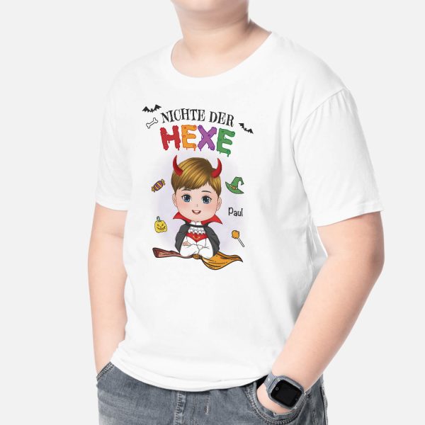 Hexensohn - Personalisiertes Geschenk | T-Shirt für Kinder Online-Verkauf – Bild 2