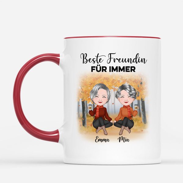 Beste Freundin Für Immer - Personalisierte Geschenke | Tasse für Besties Beste Freundin Verkauf – Bild 2