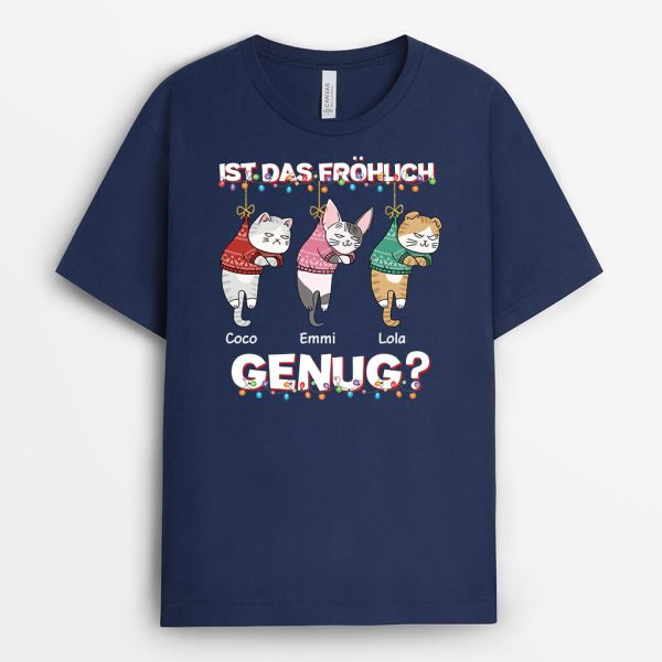 Ist Das Fröhlich Genug - Personalisiertes Geschenk | T-shirt für Weihnachten Online – Bild 2
