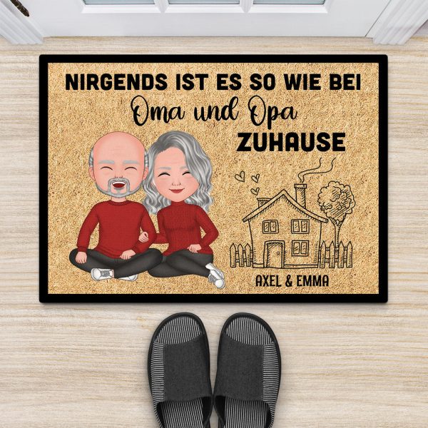 Zuhause - Personalisierte Geschenke | Fußmatte für Oma Opa Jetzt online – Bild 2