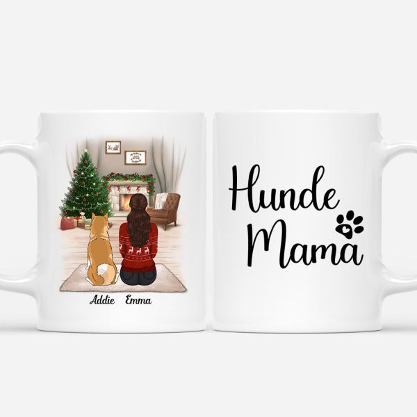 Hunde Mama - Personalisierte Geschenke | Tasse für Hundebesitzer Weihnachten Jetzt online