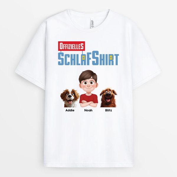 Offizielles Schlafshirt - Personalisiertes Geschenk | Hunde T-shirts Zu verkaufen