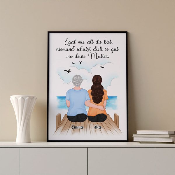 Egal Wie Alt Du Bist - Personalisierte Geschenke | Poster für Mama Online-Schn?ppchen – Bild 3