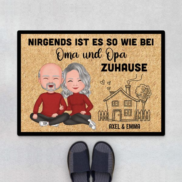 Zuhause - Personalisierte Geschenke | Fußmatte für Oma Opa Jetzt online