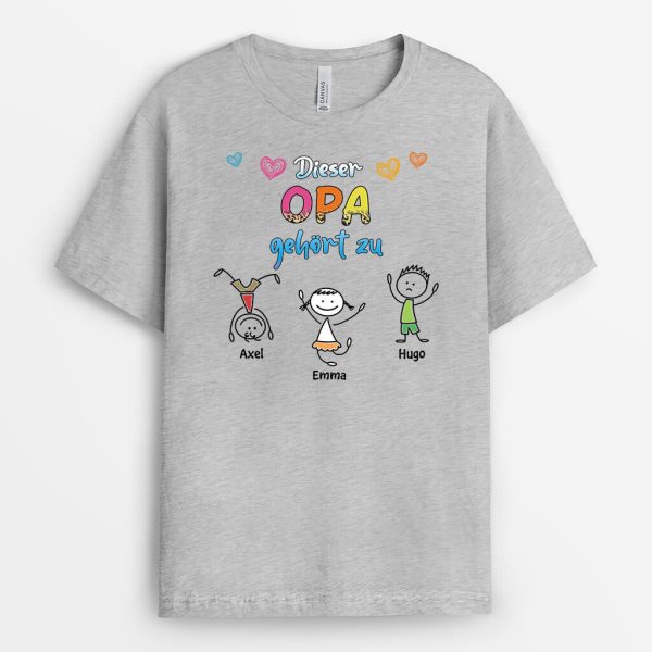 Diese Oma Mama Gehört Zu - Personalisiertes Geschenk | T-Shirt für Damen Rabatt – Bild 2