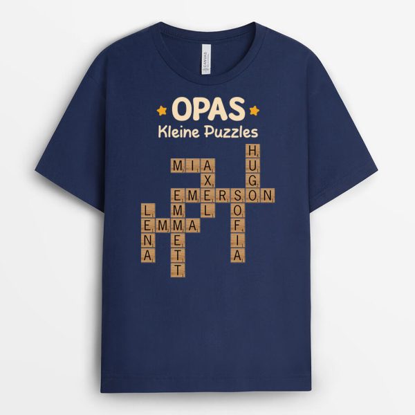 Omas kleine Puzzles - Personalisiertes Geschenk | T-Shirt für Omas Jetzt online – Bild 2