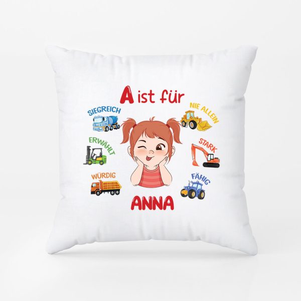Das Alphabet Mit Namen Kinder - Personalisiertes Geschenk | Kissen für Kinder Rabatt – Bild 2